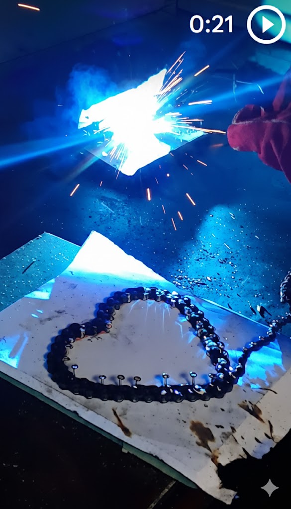 Chain of Hearts: echt laswerk in de werkplaats