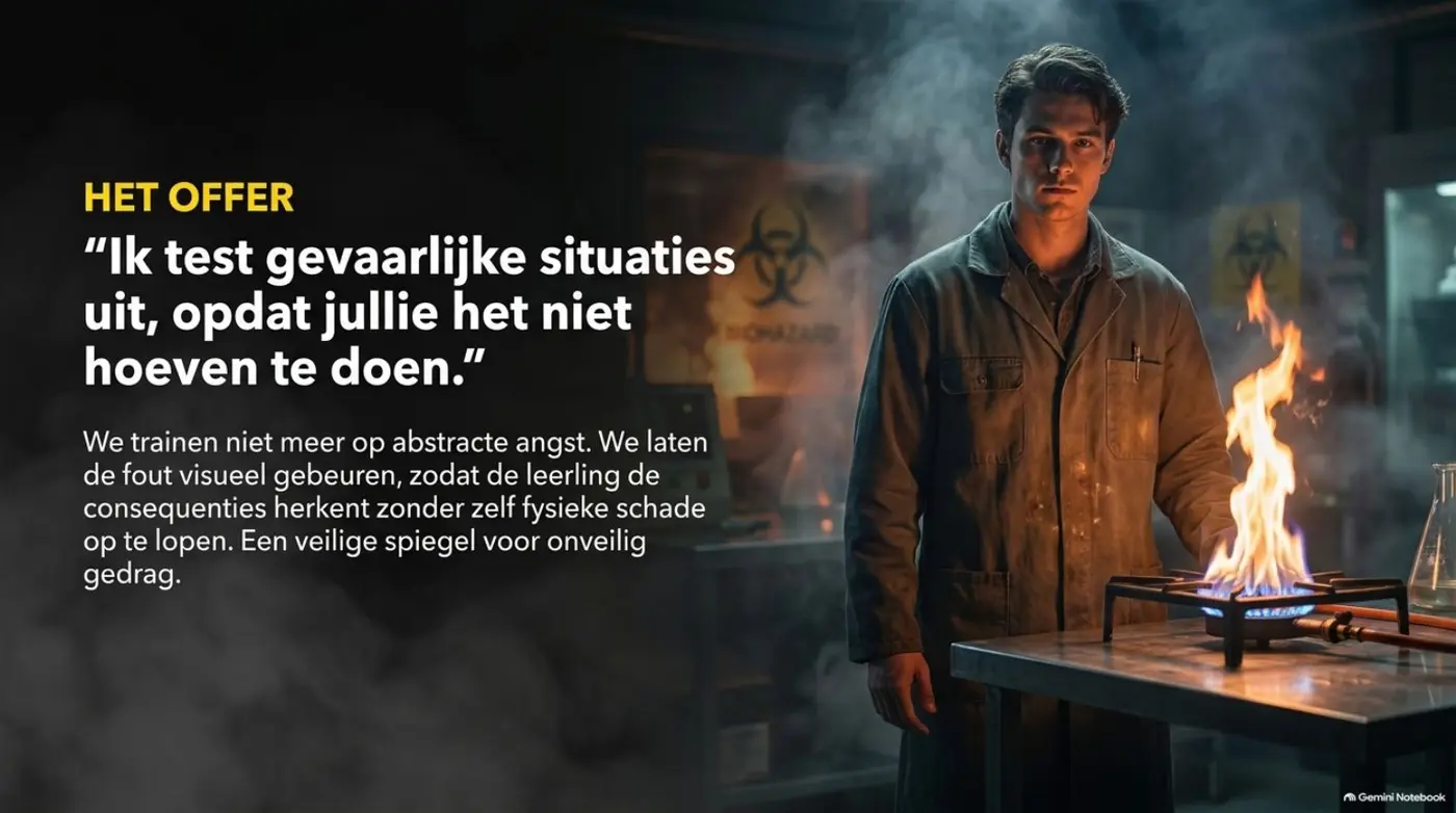 Het offer - ik test gevaarlijke situaties uit, opdat jullie het niet hoeven te doen