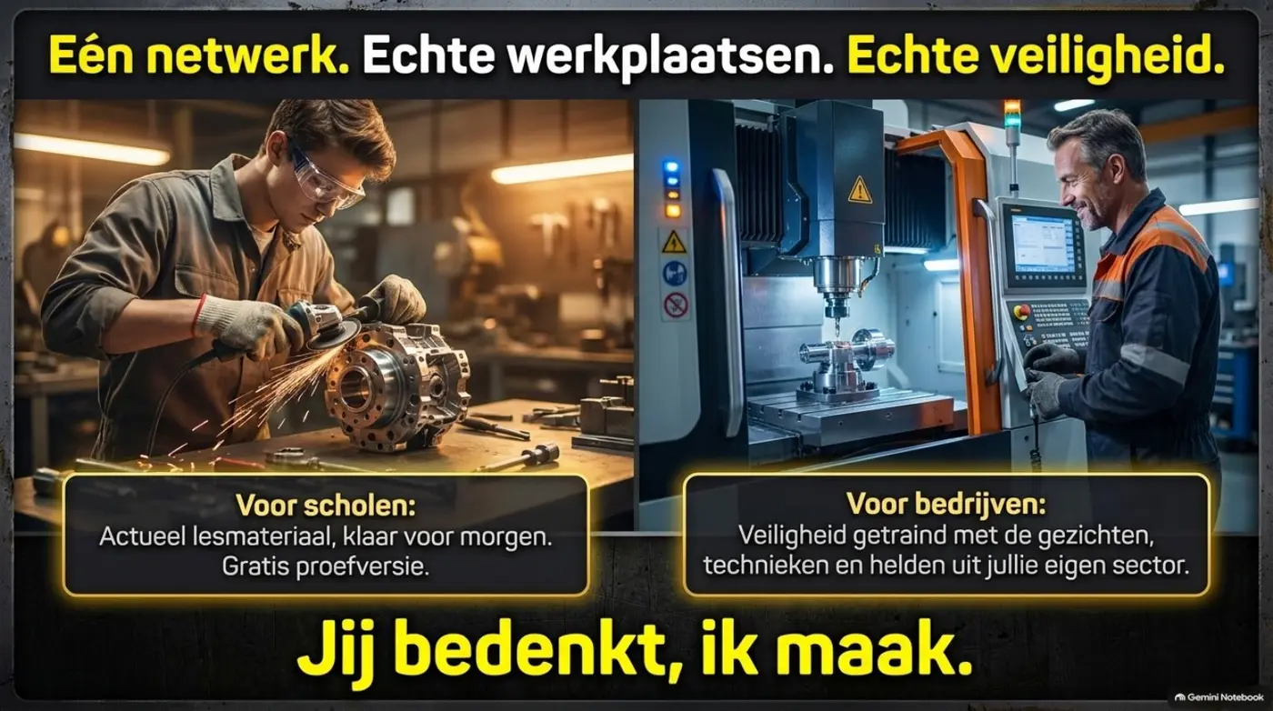 Eén netwerk. Echte werkplaatsen. Echte veiligheid.